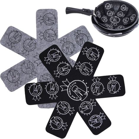 Separadores protectores de fieltro para sartenes 32 cm 2 uds. (1/5)