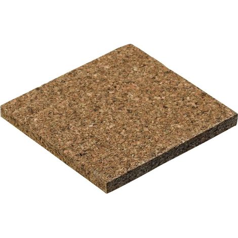Hettich Korkgleiter braun 40 x 40 x 3.0 mm - 8 Stück Stuhlgleiter