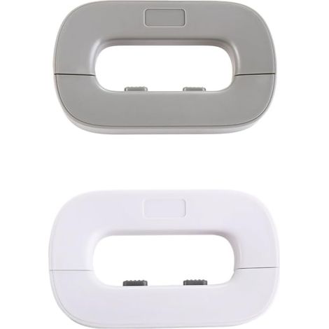 2er-Packung Sicherheitsriegel für Kühlschranktüren und kindersichere Klebstoffe – kein Werkzeug oder Bohren erforderlich. (1/3)