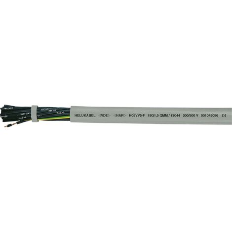 Helukabel H05VV5-F Steuerleitung 2 x 1 mm² Grau 13119 100 m