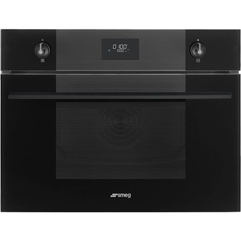 Smeg SO4101M0B3. Posizionamento dell'apparecchio: Da incasso, Tipo di prodotto: Microonde con grill, Capacità interna: 40 L, Potenza Microonde: 3000 W, Display incorporato, Tipo di display: LCD, Ti...