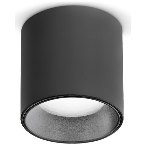 Ideal Lux DOT Plafonnier LED monté en surface noir, 3000K, non dimmable (1/2)