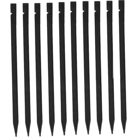 10 spudgers en plastique à tête plate pointue, outil d'ouverture et de démontage électronique best-‑126 (1/5)
