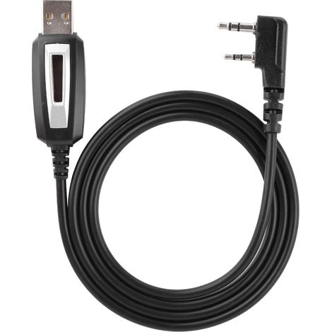 Câble de programmation pour talkie-walkie avec CD de pilotes pour radios Baofeng GT-3 UV-82 BF-888s