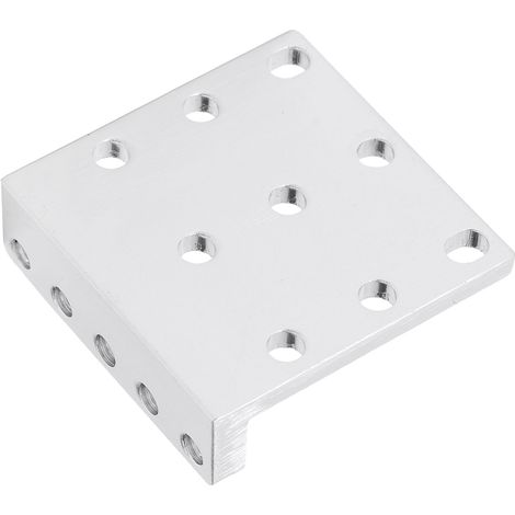 Support de fixation en aluminium 40x40x12mm avec taraudage M4 pour siège fixe (1/5)