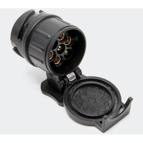 Adaptateur Prise attelage remorque 13 vers 7 pôles 12V 50A pour Véhicules (1/5)