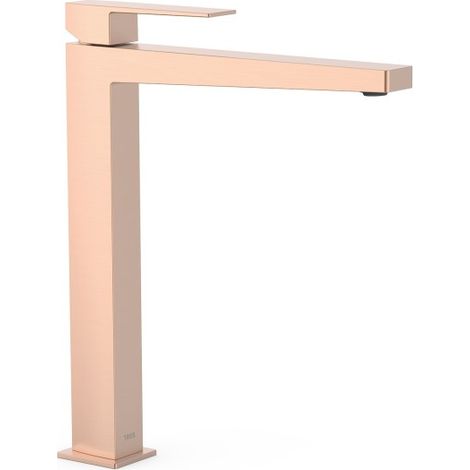 Mitigeur XL pour lavabo Slim Or Rose Mat 24K - TRES 20210305OPM