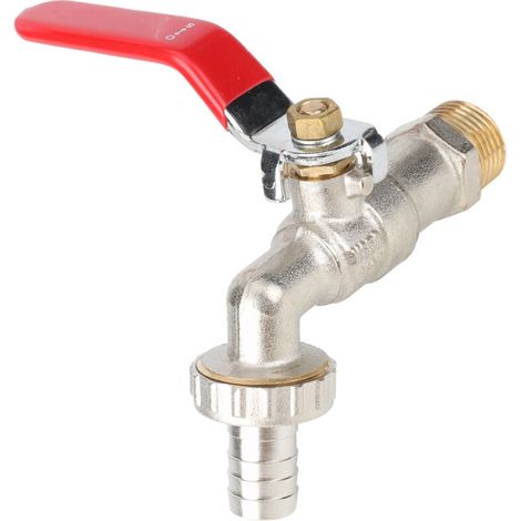 Robinet de jardin extérieur G1/2 ", poignée à levier marche/arrêt facile, robinet d'alimentation en eau (1/5)