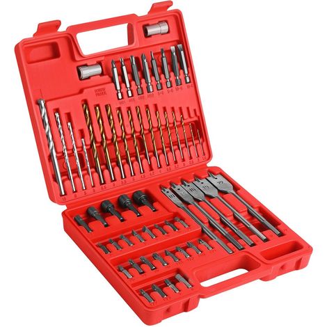 Coffret de 57 pièces comprenant forets, embouts et douilles KD11272 (1/5)