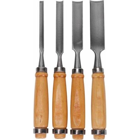 Outil de u de Sculpture sur Bois Professionnel Gouges Sculpturales Ensemble Bricolage Art Artisanat Travail Du Bois pour Débutants Amateurs 1 Ensemble (1/5)