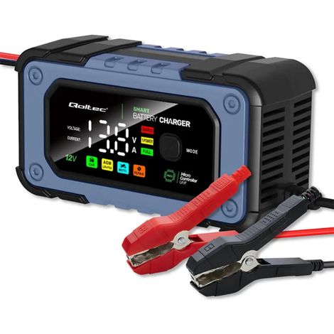 Cargador Batería Plomo Agm Gel 12v/7amh Qoltec 52486