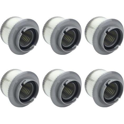 6er-Pack MSPA FD2089 Ersatzfilter für aufblasbare Pools, kompatibel mit aufblasbaren Poolfiltern, Zubehör für oberirdische Pools