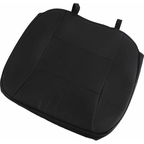 Coussin de Siège Auto en Cuir PU, Protège-Siège de Voiture pour Conducteur et Passager, Housse de Banquette Auto Résistante, Kit de 2 Pièces (1/5)