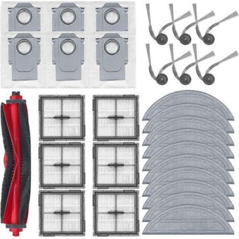 Ersatzteile für Roborock Q10 S5/Q10 S5+/Q10 X5/Q10 X5+/Q10 VF/Q10 VF+: Hauptbürste, HEPA-Filter, Reinigungstuch, Staubbeutel (1/5)