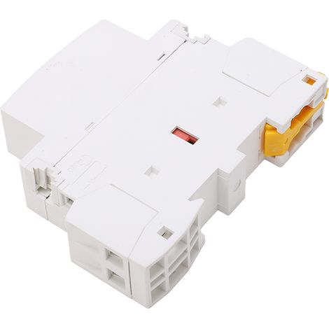 Contacteur CA 2P 20 A, montage sur rail, contacteur CA miniature domestique 200 V (1/5)