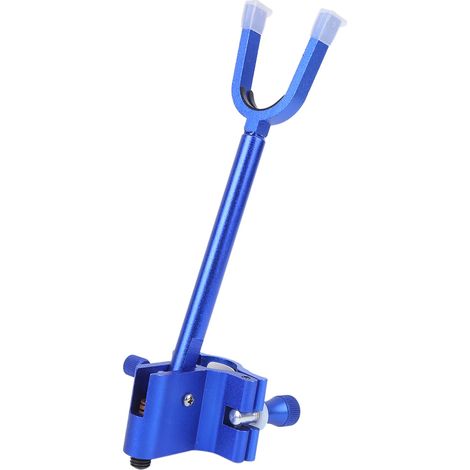 Porte-Canne de Pêche en Aluminium Antidérapant Bleu, Support Canne à Pêche (1/5)
