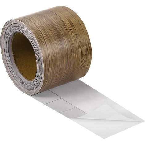 Ruban adhésif imitation bois Sourcing Map, 5 cm x 10 m, pour la réparation de plinthes, portes,