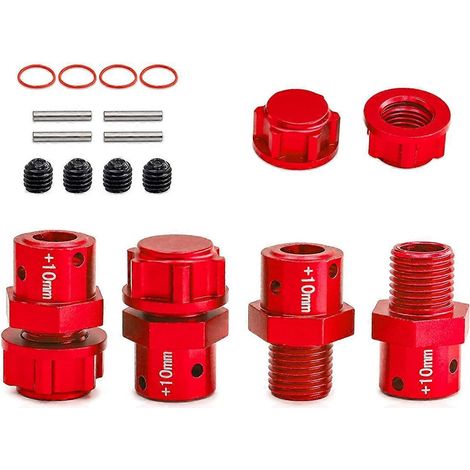 Kit de connecteurs 10 mm pour voiture RC (accessoires rouges) (1/5)