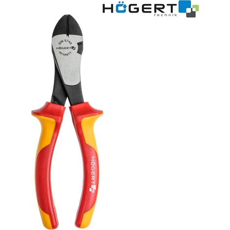 Alicate de corte diagonal 180 mm hogert