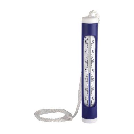 Thermomètre de piscine en plastique avec cordelette de fixation 530 mm – Précision de mesure pour bassins – Utilisation professionnelle – Tfa Dostmann