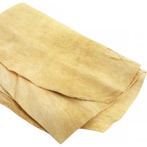 Peau de chamois naturelle SUPER 9,3 dm² standard 26 x 37 cm