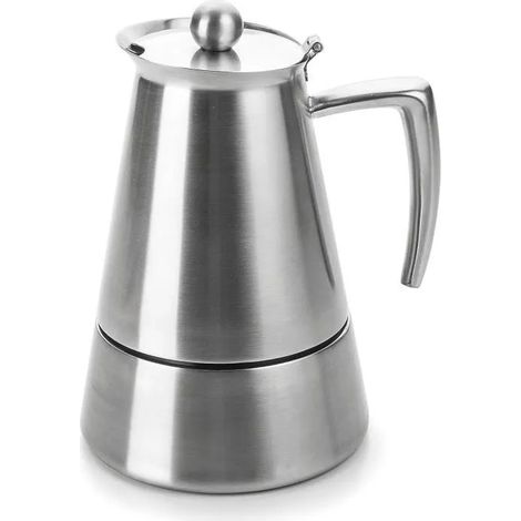Macchina da caffè Lacor hyperluxe acciaio inox 4 tazze