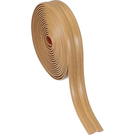 Protège-Angle Mur 2cm x 3 Mètres Autocollant Grain Chêne Jaune (1/2)