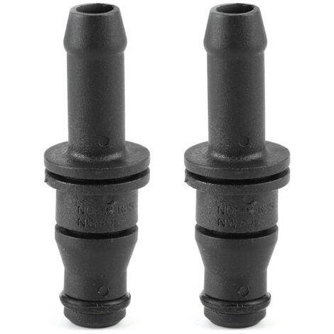 QORVA- Connecteur de tuyau de refroidissement 0039970689, 2 pièces, remplacement adapté pour Mercedes Benz W203 CL203 A209 X164