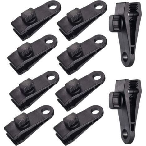10 Sets Clip de Bâche Tente Pince Auvents Clip (1/4)