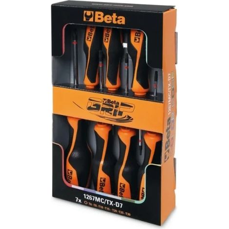 Beta 1267MC/TX-D7 Serie cacciavite Multicolor per viti Torx 7 Pz.