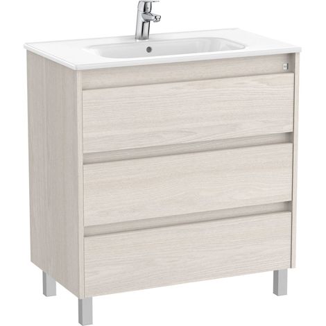 MUEBLE 1000MM TENET 3 CAJONES CON LAVABO NORDIC ASH