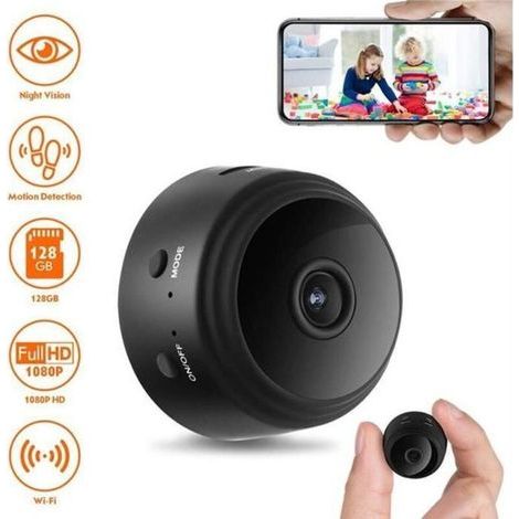 pair Mini Caméra WiFi HD 1080P Petite Caméra Sans Fil Home Baby Vision De Nuit Sécurité Micro Détection De Mouvement