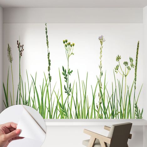 Carta da parati autoadesiva - fotomurale - decorazione parete - stile elegante - decorazione casa - Flora delicata 152x104 cm (1/5)