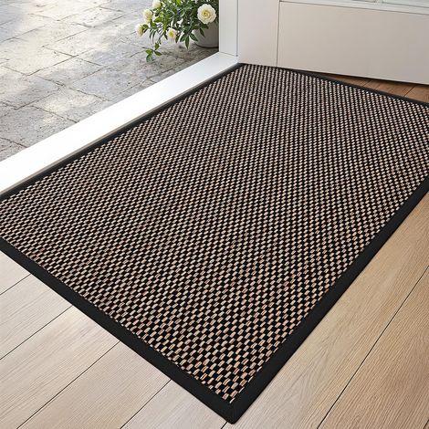 1 Paillasson, Polyester Antidérapant, Caoutchouc Absorbant, Intérieur Couloir Cuisine (1/5)