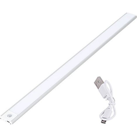 Dieses 20 cm große LED-Nachtlicht verfügt über einen Bewegungssensor und eine drahtlose USB-Schnittstelle und eignet sich daher für Schränke, Kleiderschränke, Küchenschränke, Schlafzimmerschränke usw.