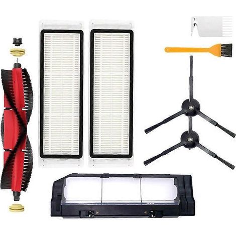 Accessoires et pièces détachées pour Roborock S5 S50 S55 T6 T4 T61 : filtre HEPA lavable, brosse principale, brosses latérales
