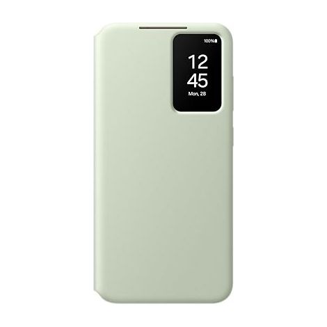 Custodia originale per Samsung Galaxy S24+ slot per schede Smart View Wallet verde chiaro (1/4)