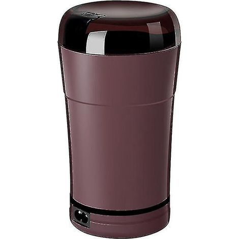 Broyeur électrique domestique en acier inoxydable pour grains de café et graines, outil pour la maison, couleur bordeaux (1/5)