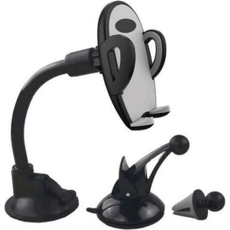Support Téléphone - Voiture Tableau De Bord Pare-Brise - Universel Multifonction - Plastique - 1 Pièce (1/4)