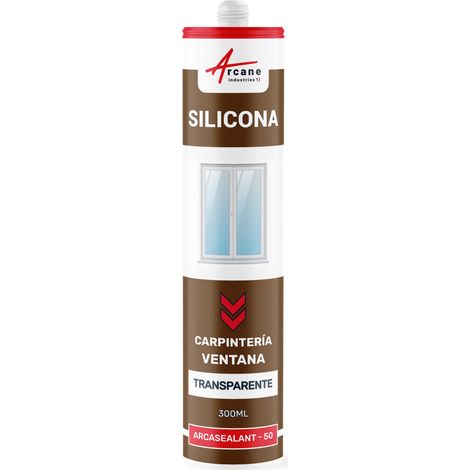 Masilla de silicona para ventanas y carpintería, adhesión óptima - ARCASEALANT - 50 (1/5)