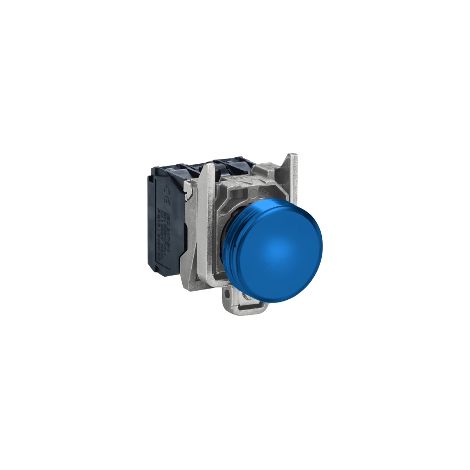 Lampada spia Ø22 - IP65 - blu - LED integrato - 120V - XB4BVG6