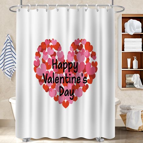 Rideau de bain imprimé polyester 180x180 tissu respirant voile de douche pour campin (1/5)