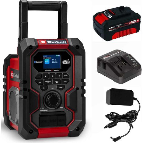 Einhell Akku-Baustellenradio TE-CR 18 Li DAB+/FM/BT mit Akku 4.0 Ah (1/5)