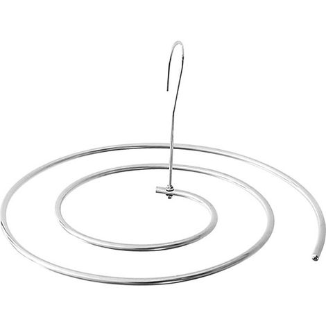 Percha de ropa en espiral，de acero inoxidable 304，que ahorra espacio (1/5)