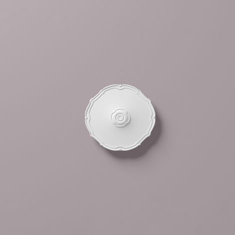 Ceiling rose NMC R16 ARSTYL Noel Marquet Deco element timeless classic design white diameter 48 cm