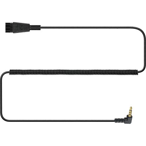 Câble téléphonique à déconnexion rapide QD avec connexion DC3,5 mm pour casques et autres appareils (1/4)