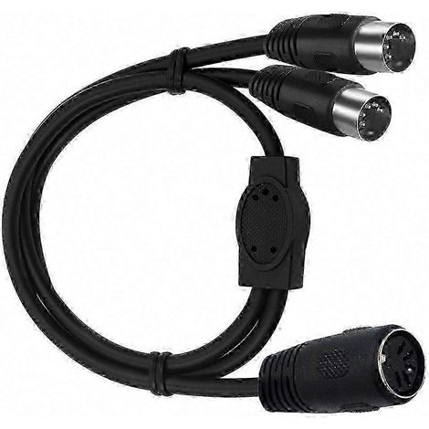 Câble adaptateur en Y avec répartiteur DIN 5 broches, câble d'extension adaptateur DIN 5 broches mâle vers double femelle 2 broches femelle WY-26 (1/5)