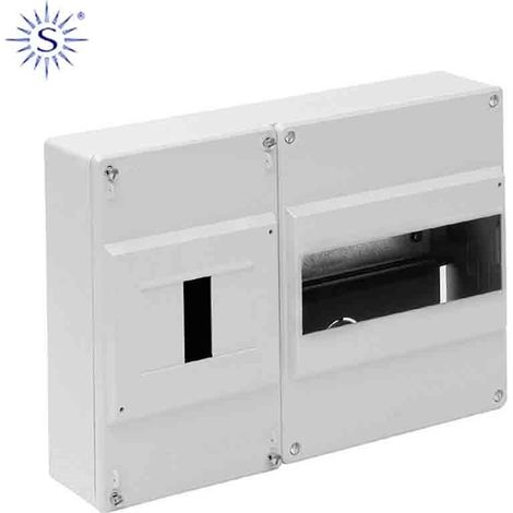 Scatola di distribuzione 1 ICP + 5 elementi bianco 120x140x58mm Pavimento retrattile 691B