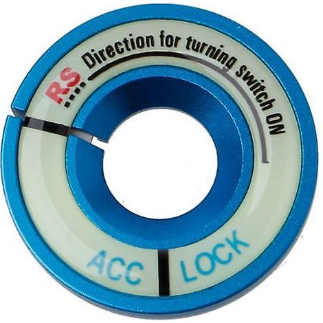 Autocollant décoratif lumineux pour contacteur à clé de voiture (1/5)