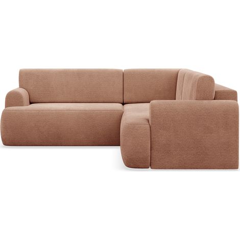 Selsey Kaveo - Ecksofa, Rosa, 245 cm universell mit Eckelement (1/5)